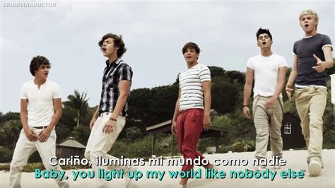 what makes you beautiful spanish lyrics|More.